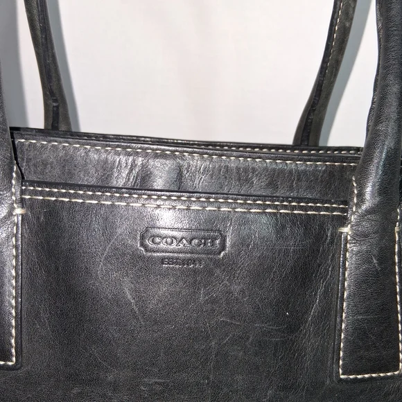 Coach Black Satchel Bag - Picture 5 of 14